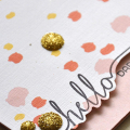 Hello Darling Card Detail