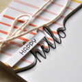 Happy Hello Card Detail