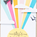 Supplies

Stamps: Blue Skies

Ink: Smokey Shadow

Cardstock: Aqua Mist, Hawaiian Shores, Hibiscus Burst, Sweet Blush, Harvest Gold, Summer Sunrise, White, Kraft

Patterned Paper: Harvest...