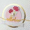 Happy Mother's Day card gold foil