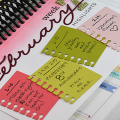 Monthly Moments Week in Review Journal Card