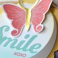 Smile XOXO Flower Tag