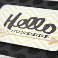 Hello Sunshine Card - detail