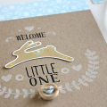 Welcome Little One Card - detail