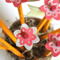 Pencil Flower Bouquet - detail
