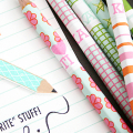 Write Stuff card and Customized Pencils