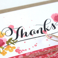Bouquet of Thanks Card - detail