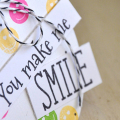 You Make Me Smile Lunchbox Note Detail