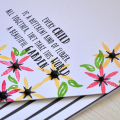 Pencil Flower Ensemble Card Detail