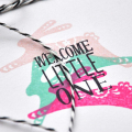 Welcome Little One Card Detail