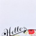 Floral Hello Card