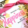 Birthday Happiness Card - detail