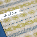 Southwestern Hello Card - detail