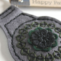 Felt Key Fob & Tag - detail