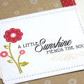 A Little Sunshine Card - detail