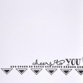 Bold Border Cheers To You Card