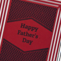 Supplies

Stamps: Center Style: Masculine, Keep It Simple: Father

Ink: True Black

Cardstock: Pure Poppy

Patterned Paper: Black & White

Dies: Center Style: Masculine