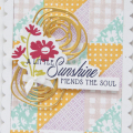 Supplies

Stamps: Quilted: Spring, Polka Dot Basics

Ink: True Black, Pure Poppy, Aqua Mist, Summer Sunrise, Lavender Moon, Sweet Blush, Simply Chartreuse

Cardstock: Rustic White, Luxe Gold...