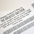 World's Best Dad Card Inside