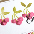 Enjoy Life Cherry Card - detail