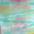 Happy Birthday Streamers Card