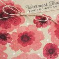 Flowers to Thank You Card - detail