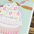 Supplies

Stamps: Enclosed: Cupcake, Hooray
Ink: True Black, Hibiscus Burst, Aqua Mist, Harvest Gold, Sweet Blush
Cardstock: White, Sweet Blush
Patterned Paper: Hooray!
Dies: Enclosed:...