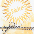Supplies

Stamps: Tucked In: Thinking of You

Ink: Summer Sunrise, Lemon Tart, True Black

Cardstock: White

Pattern Paper: Summer Sunrise Bitty Dot

Dies: Enclosed: Sun

Other: black...