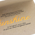 Sending Sunshine Card - inside