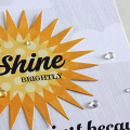 Shine Brightly Card - detail