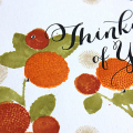 Autumn Thinking of You Card - detail