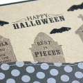 Halloween Headstones Card - detail