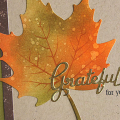 Grateful For You Leaf Card