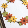Heart & Home Wreath Card - detail