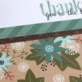 You're the Best Floral Card - detail