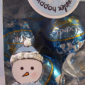 Its snowing Close Up Snowman Truffle Keepsake