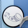Mazel Tov New Year Card-
Uses shofar image, sentiment from Mazel Tov, Night Sky shimmery cardstock, and silver ribbon