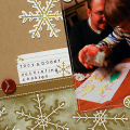 Decorating Cookies Scrapbook Page