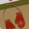 Warm Wishes Mitten Pocket Card