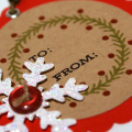 Wreath Tag - detail