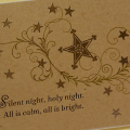 Silent Night Star Card