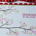 Stamps: Out On a Limb (Revisited), Faux Ribbon
Paper: Pure Poppy, Spring Moss
Ribbon: Pure Poppy Swiss Dots
Ink: Pure Poppy, Spring Moss, Burnt Umber, Toile Pink
Other: Pink Bazzil Paper,...