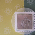 Reverse Embossed Flower Trio