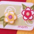 Cheery Mom card- Up close