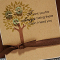 Thank You Always Tree Card