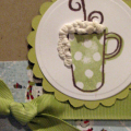 Based on Michelle Wooderson's Holiday Card Making 101 design. I used liquid applique for the whipped cream.
