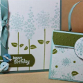 The purse is the perfect size to hold a gift card. 

Credits:
I got the card sketch from SheetLoad of Cards blog.
I found the template on SCS
Stamps: Papertrey Ink Green Thumb
Paper: PTI...