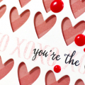 XOXO Valentine Close Up