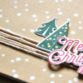 Snowfall Christmas Card Detail