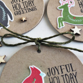 Quick & Easy Holiday Folk Tags - detail